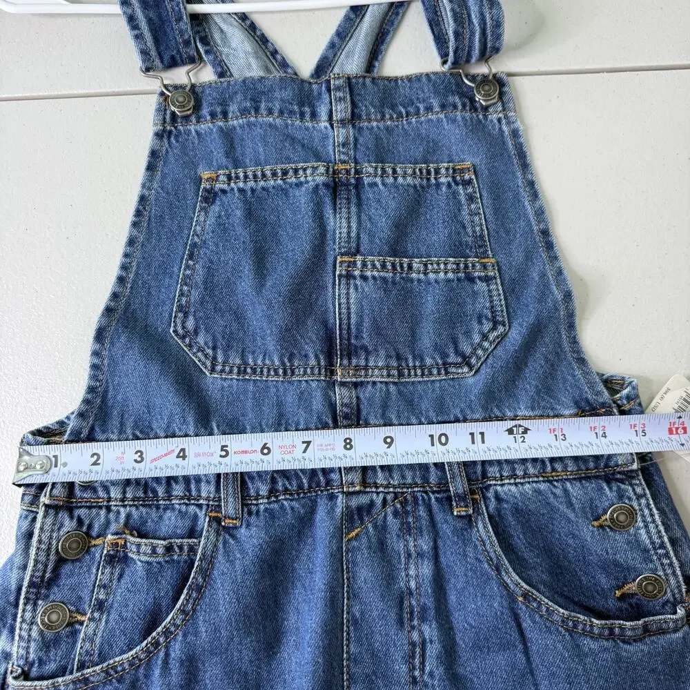 Free People We the Free Ziggy Blue Denim Overalls NWT Women's Size XS